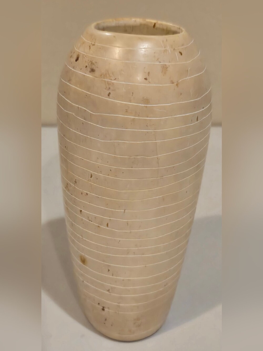 Soapstone Dry Vase Made In Kenya Hand Carved